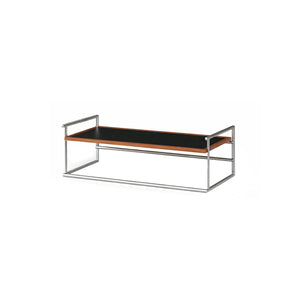 MCM Stainless Steel Lift Top Coffee Table
