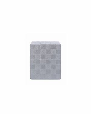 XIWO Metallic Tile Mosaic Cube Side Table