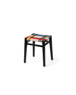 UOSU Woven Cord Square Stool