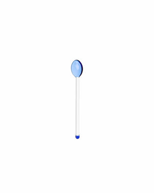 Colored Glass Cocktail Spoon