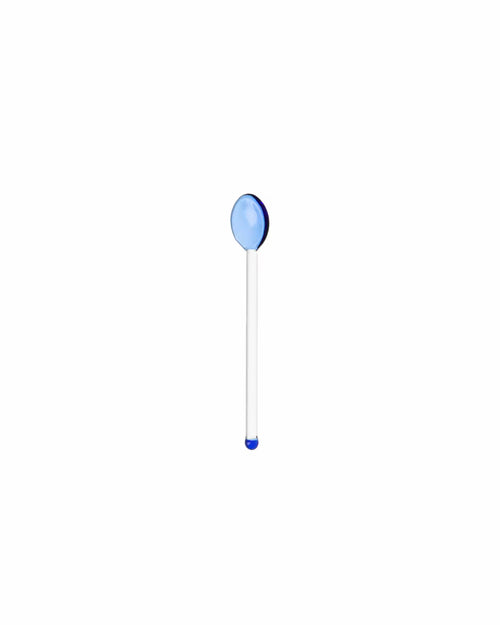 Colored Glass Cocktail Spoon