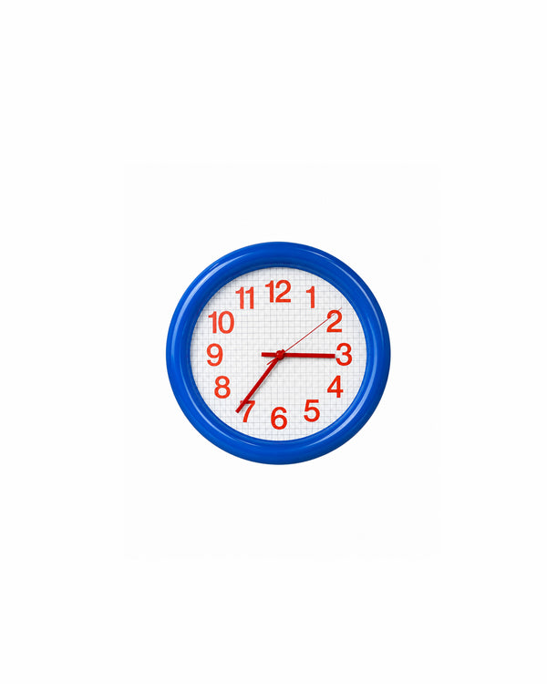 Modü Round Grid Wall Clock