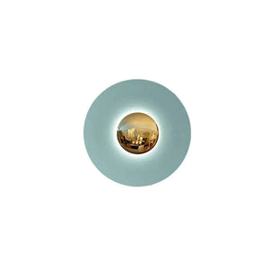 Minimalist Chrome UFO Wall Lamp