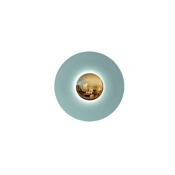 Minimalist Chrome UFO Wall Lamp