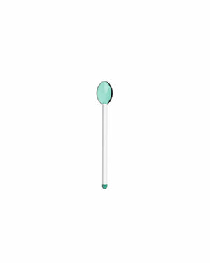 Colored Glass Cocktail Spoon