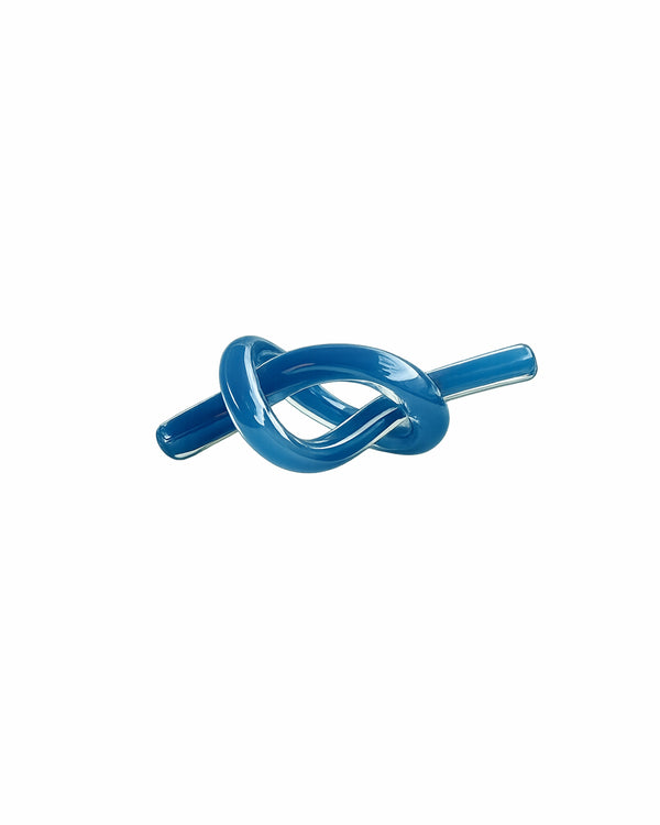 Twisted Knot Glass Sculpture