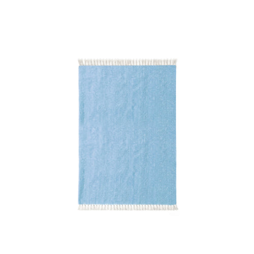 Striped Geometric Jacquard Knitted Throw Blanket