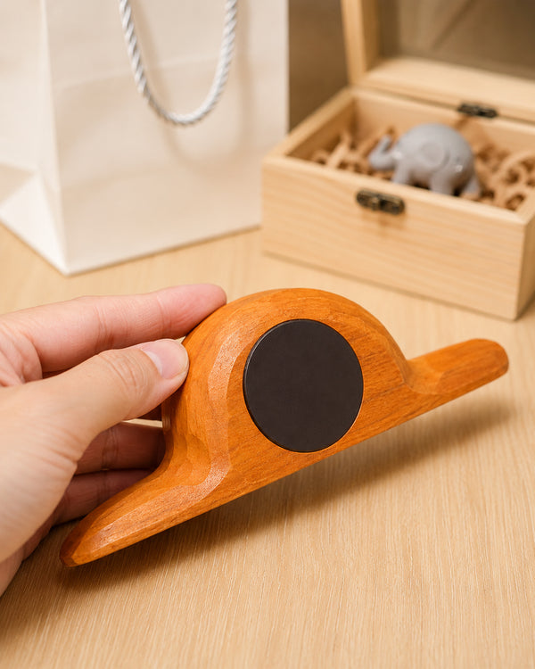Little Prince Boa & Elephant Wood Carving