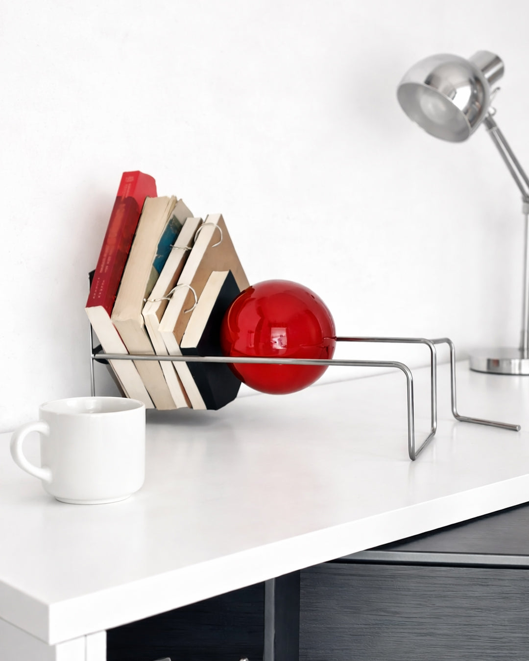 MCM Sphere Tubular Frame Book Holder