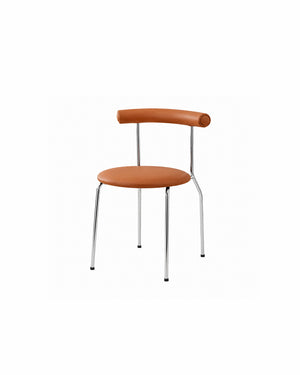 Nordic Minimalistic Low Profile Metal Frame Chair