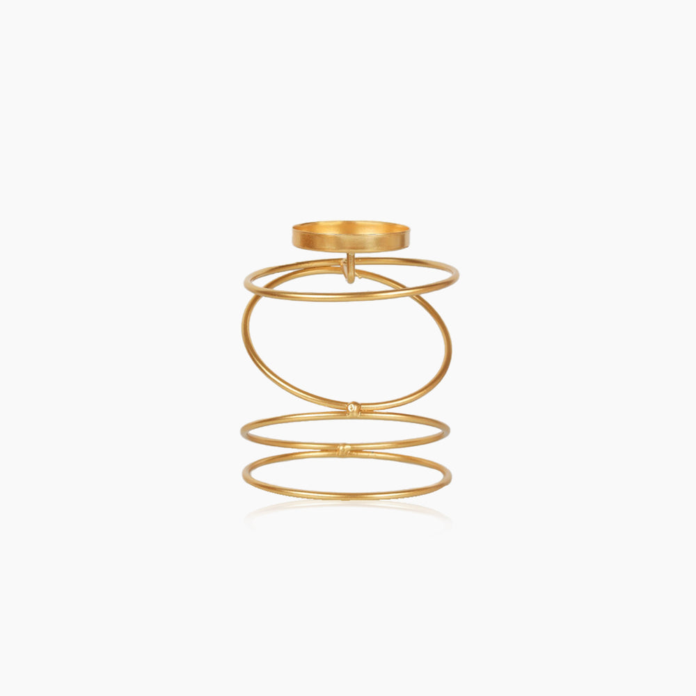 Coil Metal Candle Holders