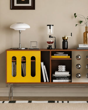 Bauhaus Arc Sideboard MCM Statement Cabinet