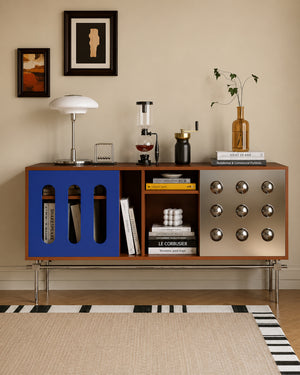 Bauhaus Arc Sideboard MCM Statement Cabinet