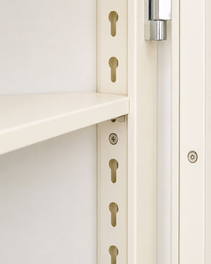 Metal MCM Vitrine Corner Mini Cabinet
