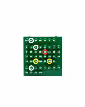 Retro Ring A Date Wall Mounted Calendar