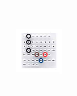 Retro Ring A Date Wall Mounted Calendar