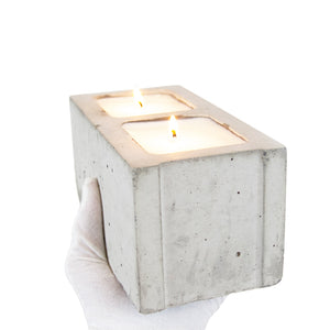 Caos Motē Mini Cinderblock Candle