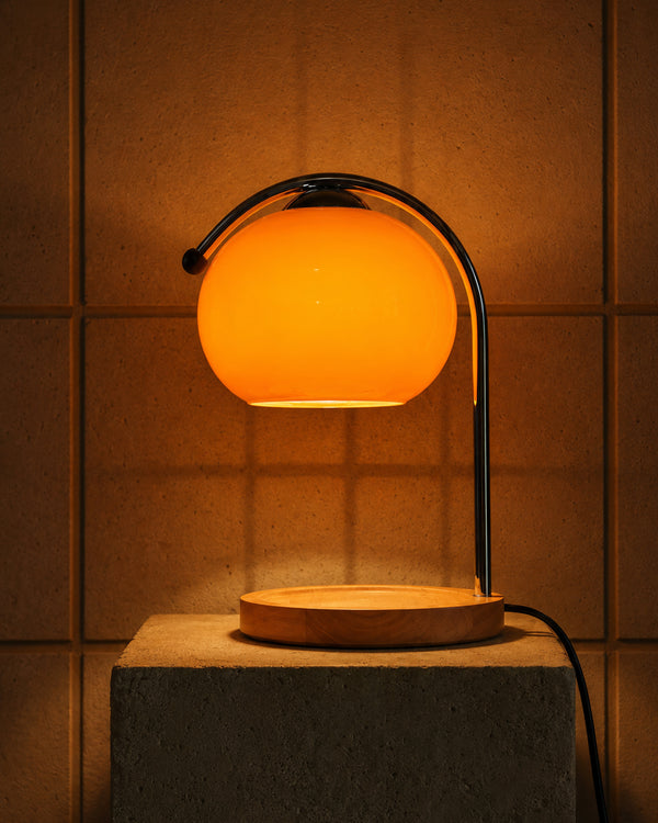 Retro Glass Dimmable Candle Warmer Lamp
