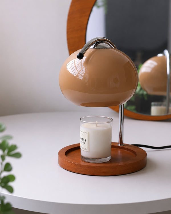 Retro Glass Dimmable Candle Warmer Lamp