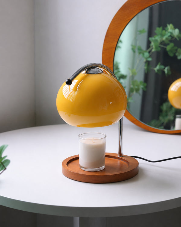 Retro Glass Dimmable Candle Warmer Lamp
