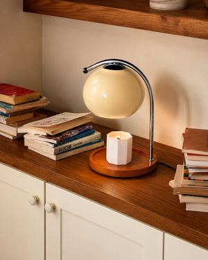 Retro Glass Dimmable Candle Warmer Lamp