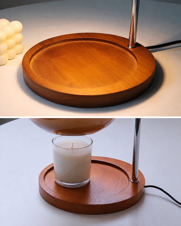 Retro Glass Dimmable Candle Warmer Lamp