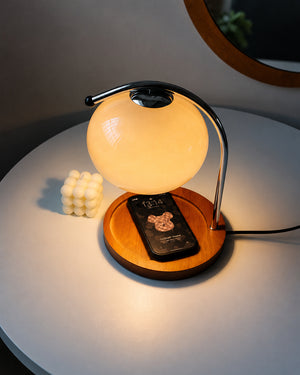 Retro Glass Dimmable Candle Warmer Lamp