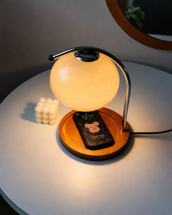 Retro Glass Dimmable Candle Warmer Lamp