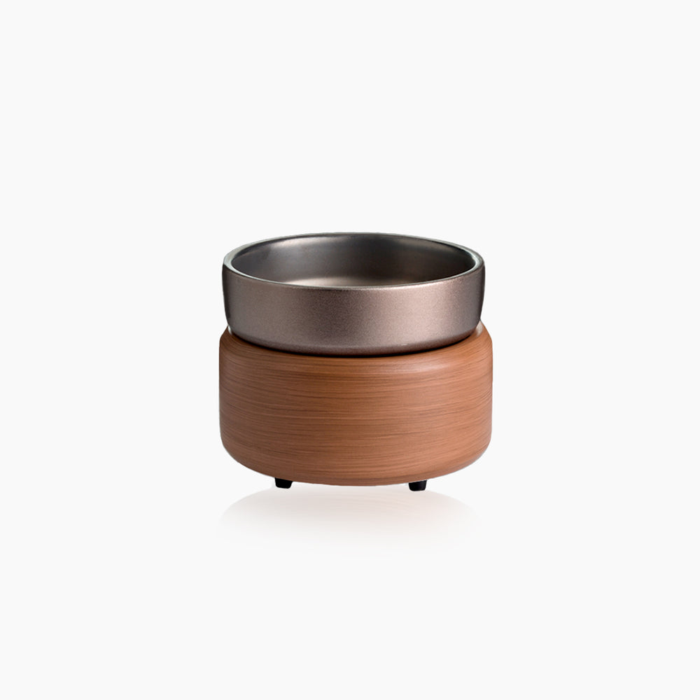 Walnut Candle Fragrance Warmer Stand