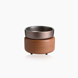 Walnut Candle Fragrance Warmer Stand