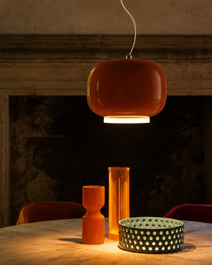 LUNORI Glass Stone Pendant Light