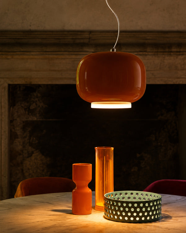LUNORI Glass Stone Pendant Light