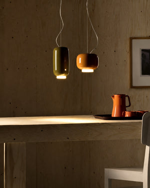 LUNORI Glass Stone Pendant Light