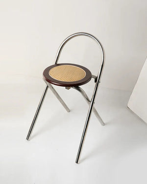 French Rattan Folding Chair