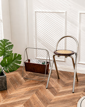 French Rattan Folding Chair