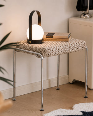 Mingdian Bauhaus Stainless Steel Stool