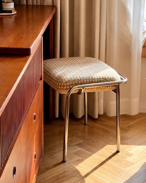 Mingdian Bauhaus Stainless Steel Stool