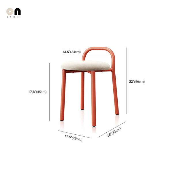 Mingdian Mid-Century Modern Green Minimalistic Metal Chair