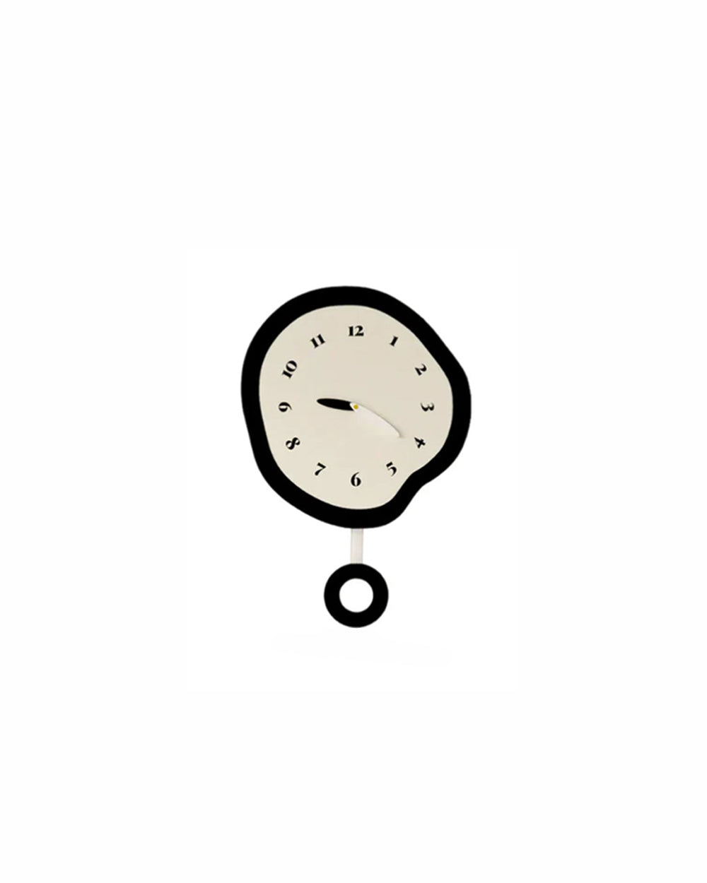 Abstract Distorted Pendulum Silent Wall Clock