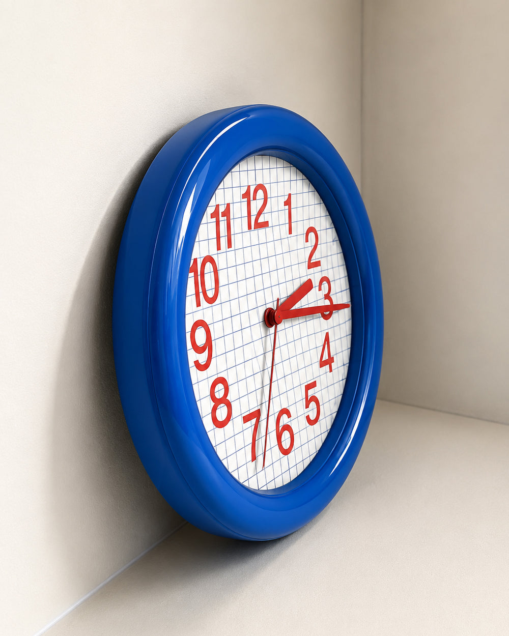 Modü Round Grid Wall Clock