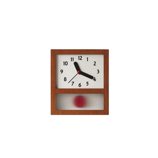 MCM Wooden Pendulum Table Wall Clock