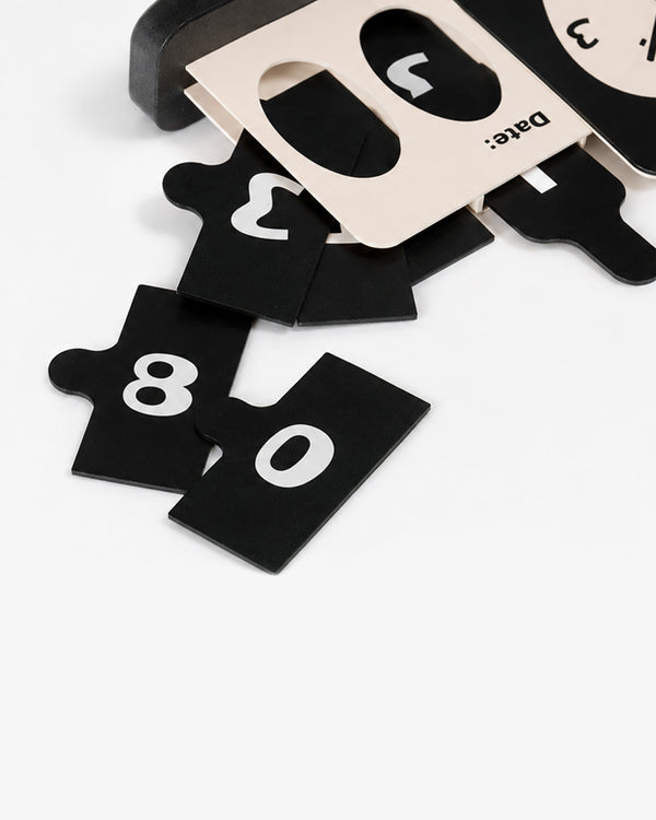 Modü Acrylic Flipside Duo Clock