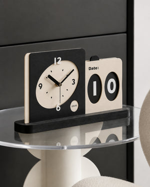 Modü Acrylic Flipside Duo Clock