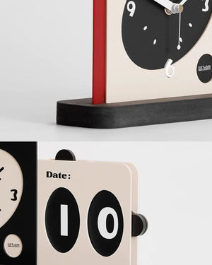Modü Acrylic Flipside Duo Clock