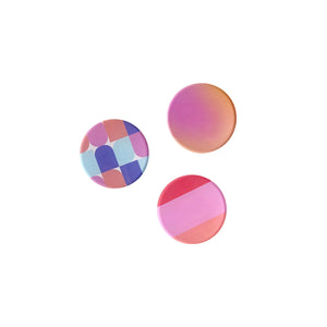 CMYD Acrylic Round Bauhaus Color Coaster