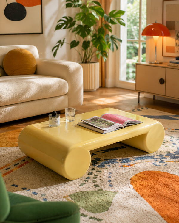 Japanese Modern Tatami Style Color Coffee Table