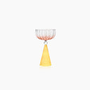 Colrful Cone Cocktail Glass