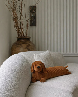 Dachshund Corduroy Lounge Pillow
