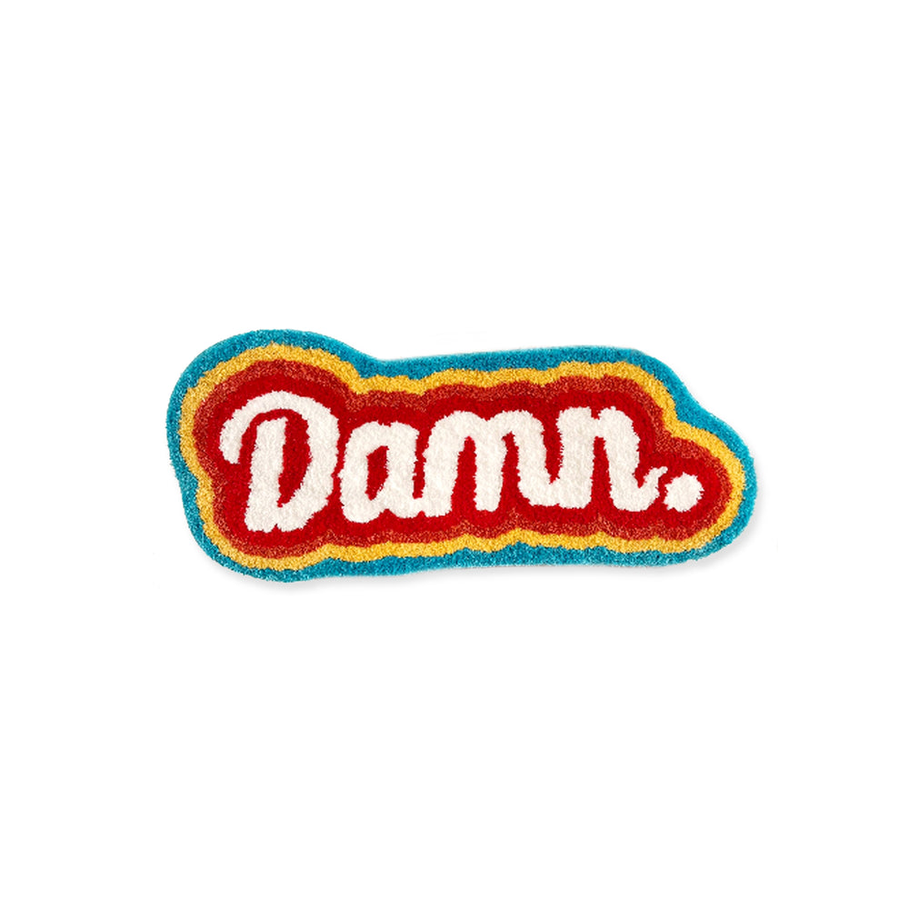 Mono Design Rainbow Letter Tufted Hand-Crafted Rug