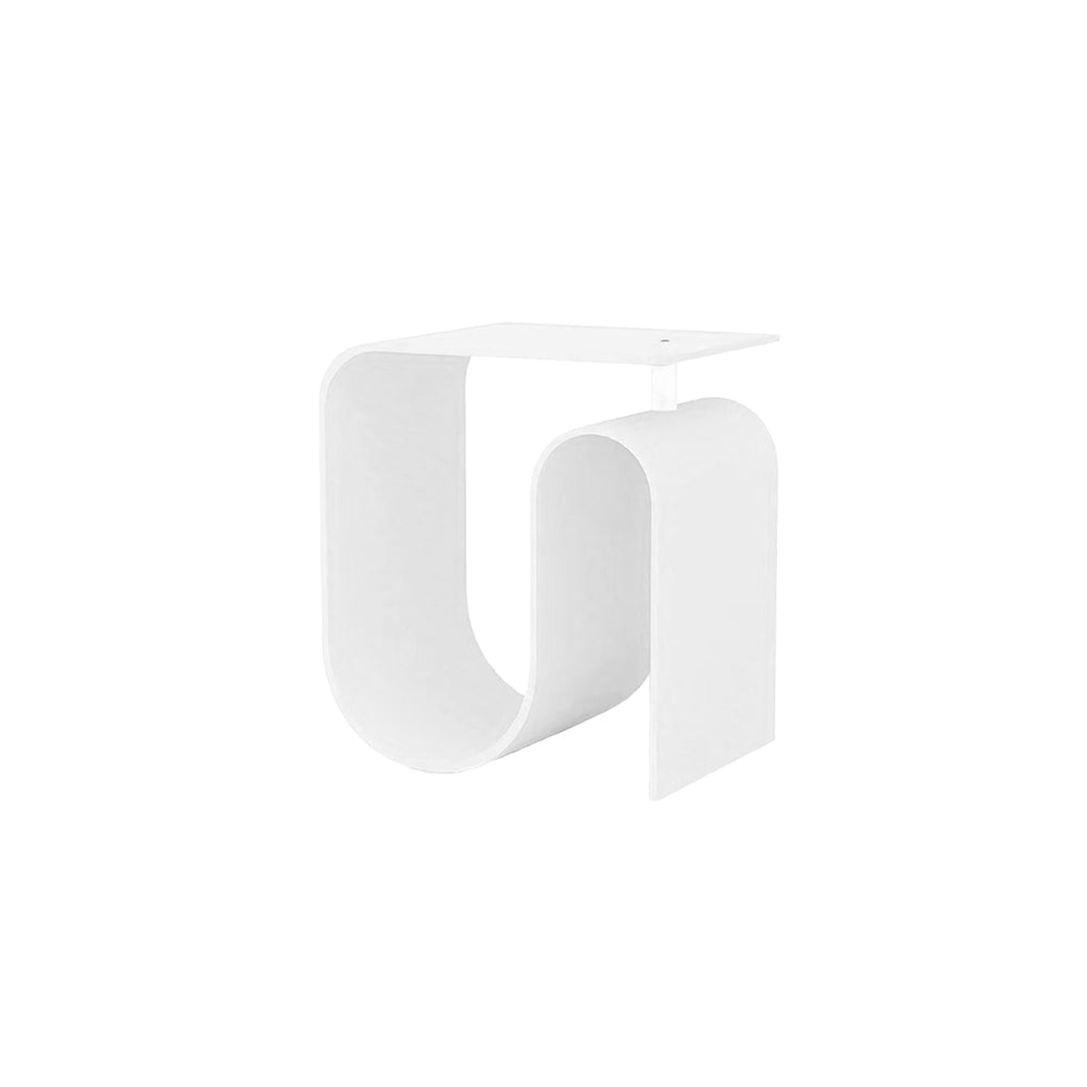 de homê White Wave Side Table